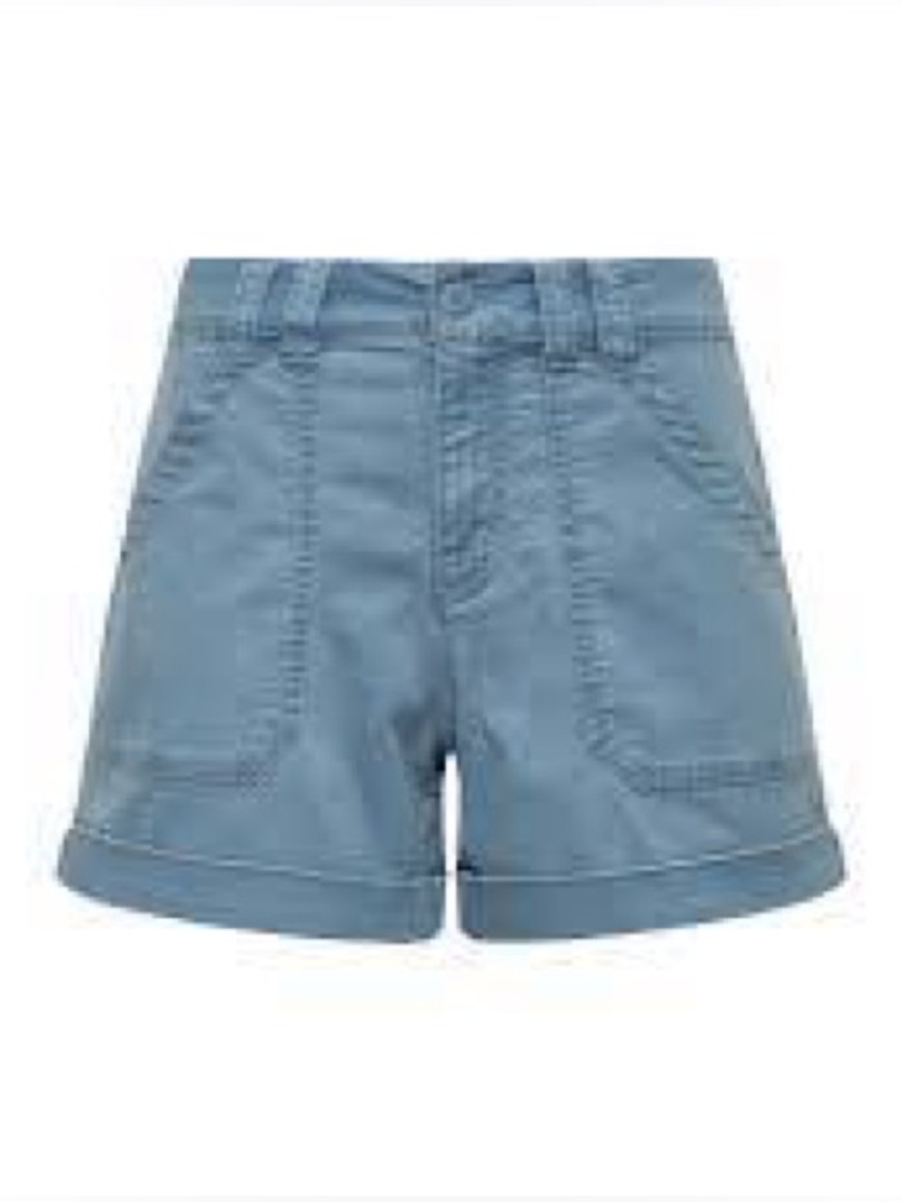 Social Standard by Sanctuary Tencel Denim Bermuda Shorts Paperbag Waist Utility